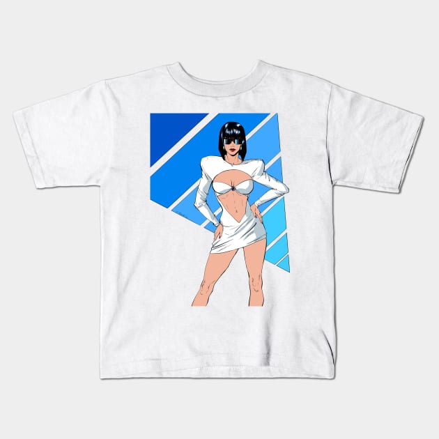 Donna Kids T-Shirt by Pablo Romero Art